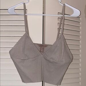 H&M Ribbed Taupe Tank Top or Bralette